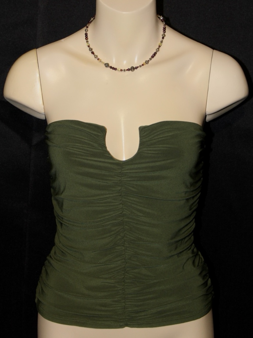NWT Urban Outfitters Strapless Ruched Tube Top